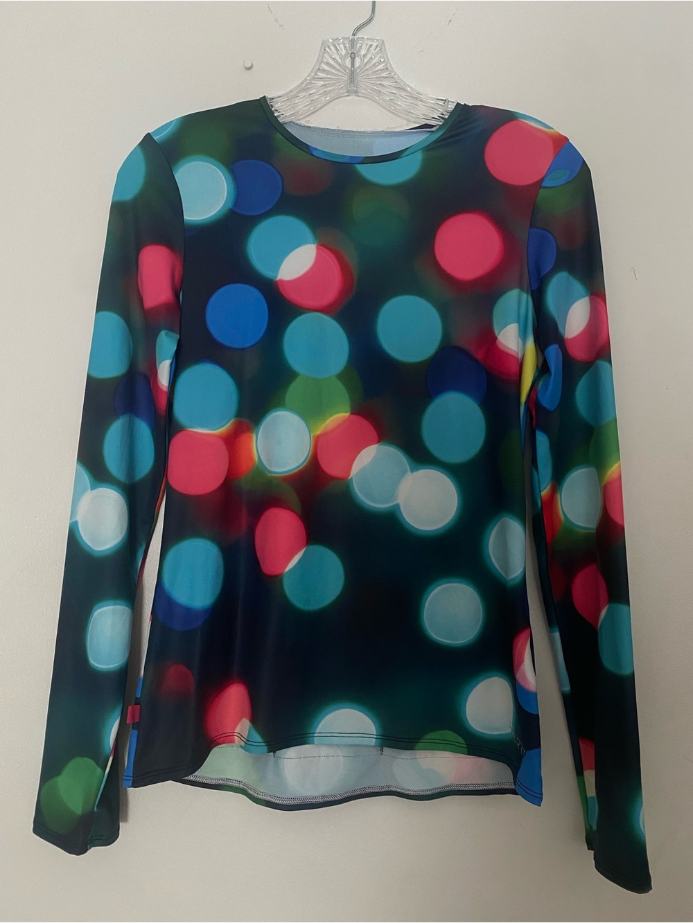Terry Cycling Women’s Long-Sleeve Bokeh Print Multicolor Top